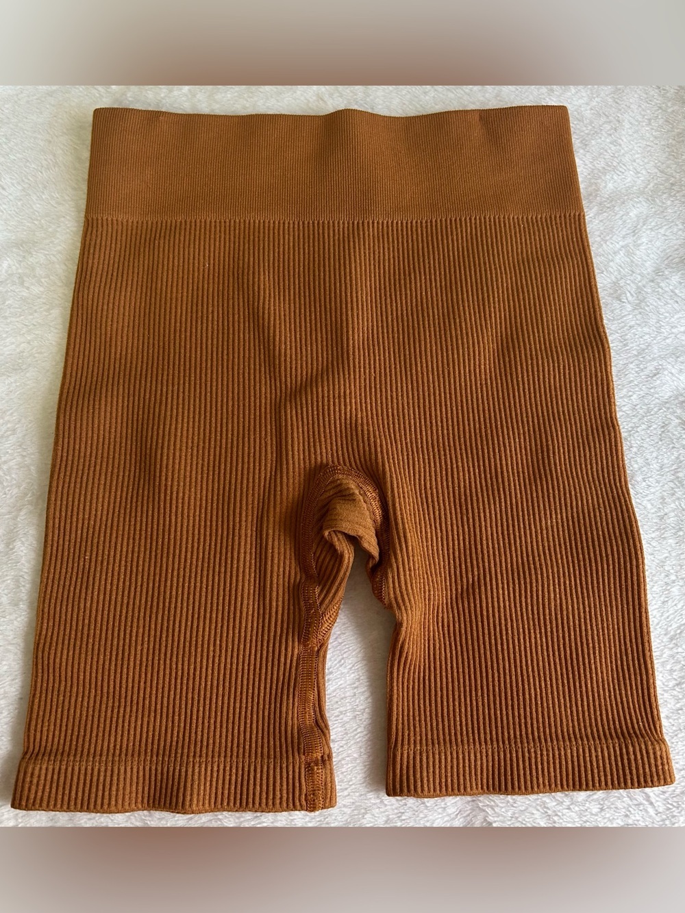 Urban Outfitters Out from Under Camel Ribbed Biker Shorts